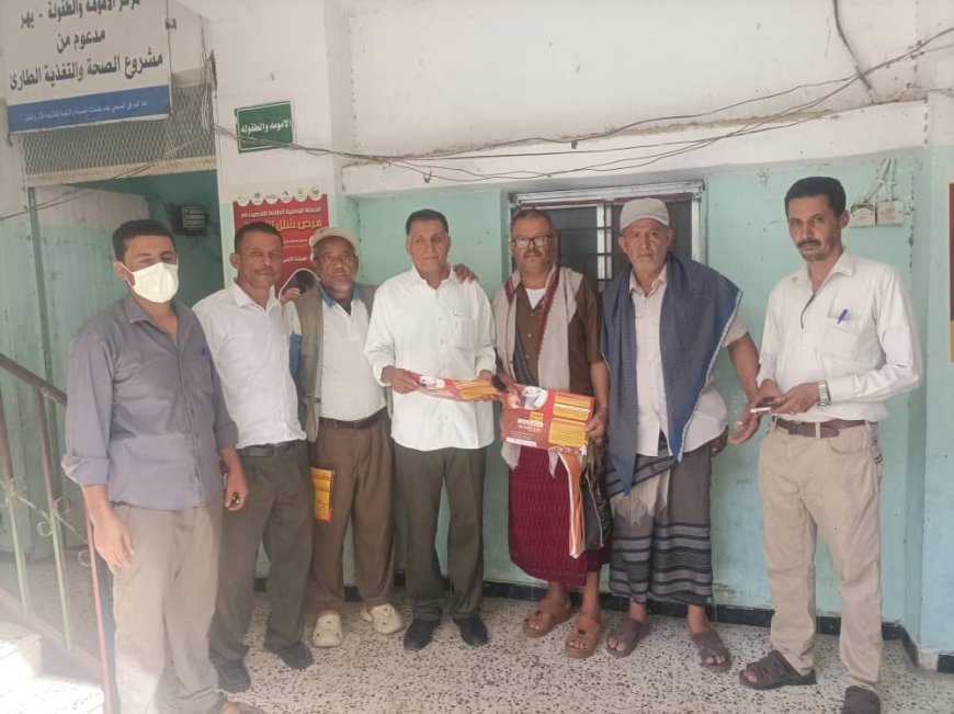 تدشين حملة التطعيم ضد شلل الأطفال بمديرية يهر