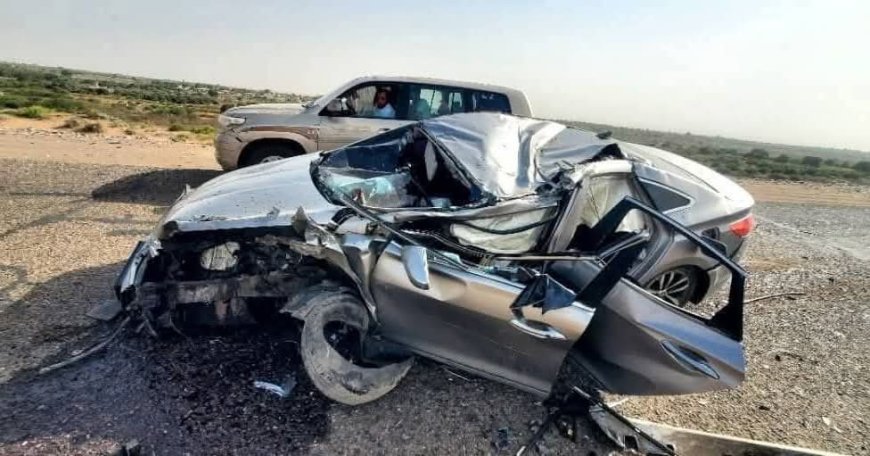 حادث سير مؤلم لشباب نادي الحبيلين الرياضي أثناء عودتهم من العاصمة عدن