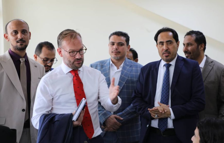 وفد أممي يزور مركز تأهيل الشباب في عدن