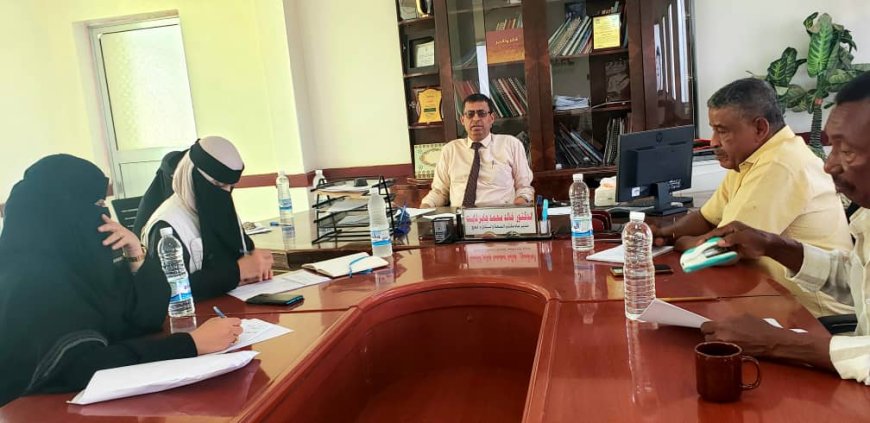 مدير عام صحة لحج يناقش مع منظمة اليونيسيف مشروع مكافحة التقزم بثلاث مديريات