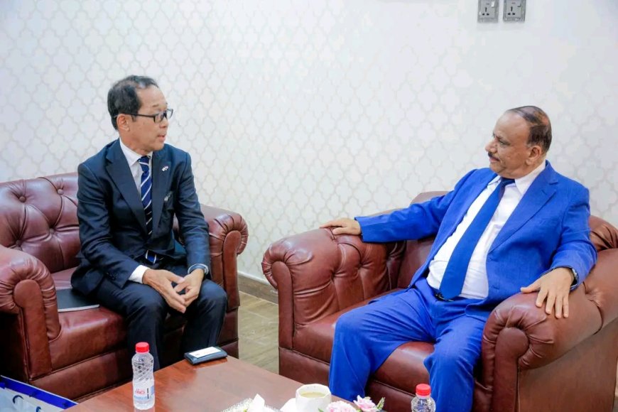 وزير النقل يستقبل السفير الياباني لدى بلادنا