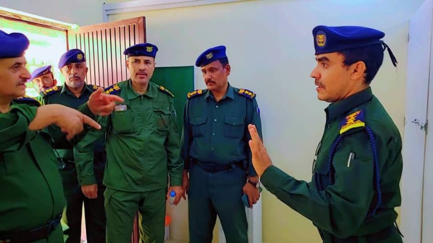 مدير عام مديرية تريم يستقبل وفدًا من وزارة الداخلية بالمديرية
