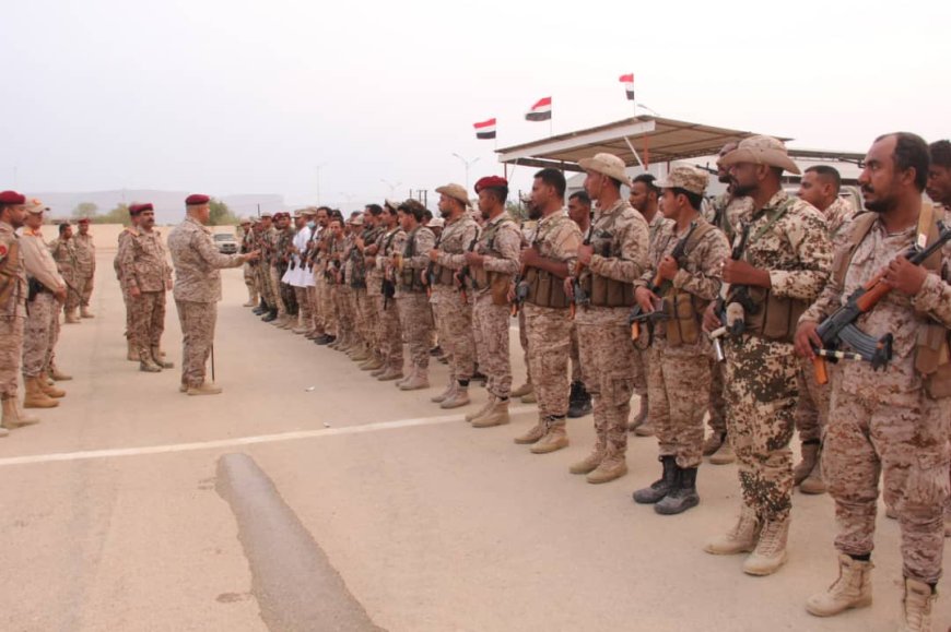 بقيادة اللواء الركن صالح محمد الجعيملاني.. تحركات عسكرية لتعزيز الأمن في المديريات الصحراوية شرق حضرموت