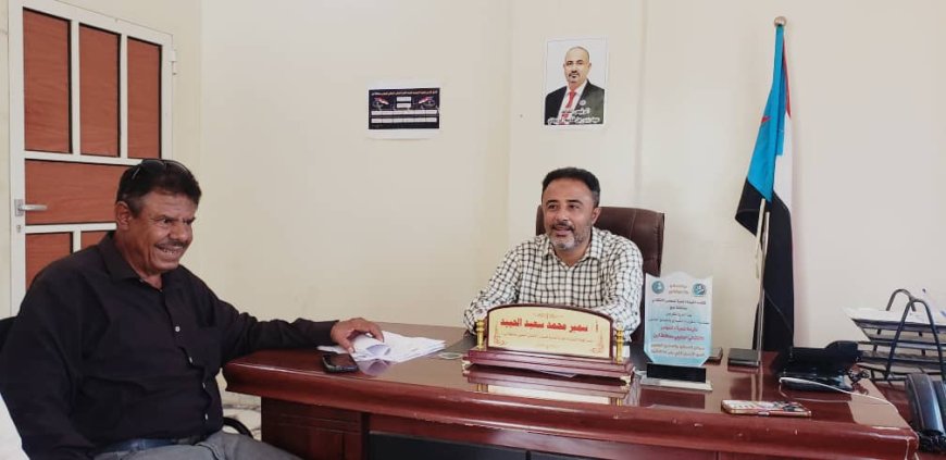 الحييد يلتقي رئيس تنفيذية انتقالي خنفر ويبحثان العمل التنظيمي والمؤسسي وتعزيز الجوانب الخدمية