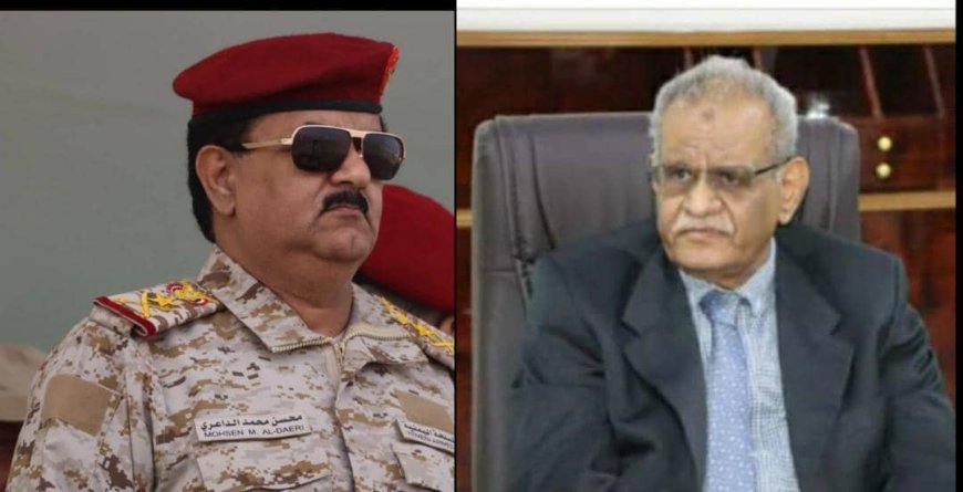 نائب مدير مكتب رئاسة الجمهورية يعزي معالي وزير الدفاع بوفاة عمه