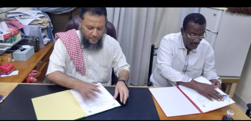 توقيع اتفاقية تعاون مشترك بين مستوصف الحياة الطبي الخيري و جمعية الصديق التنموية بالمكلا