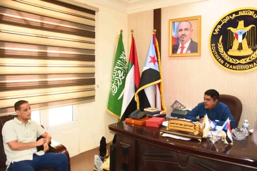 العميد المحمدي يبحث مع رئيس دائرة الشباب والرياضة بالأمانة العامة للانتقالي سُبل تعزيز الأنشطة الرياضية في حضرموت