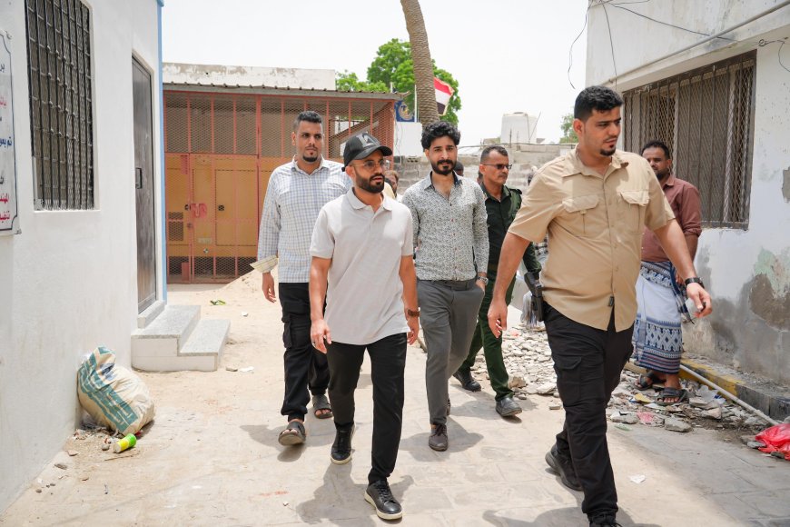 بن جرادي يوجه باستكمال ترميم مبنى الهجرة والجوازات والأحوال المدنية بعدن