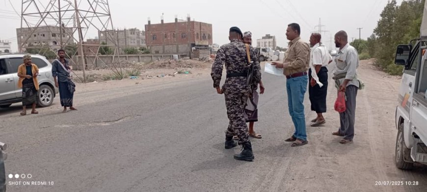 كهرباء لحج تنفذ حملة لفصل التيار عن المنشآت التجارية المخالفة في الحوطة وتبن
