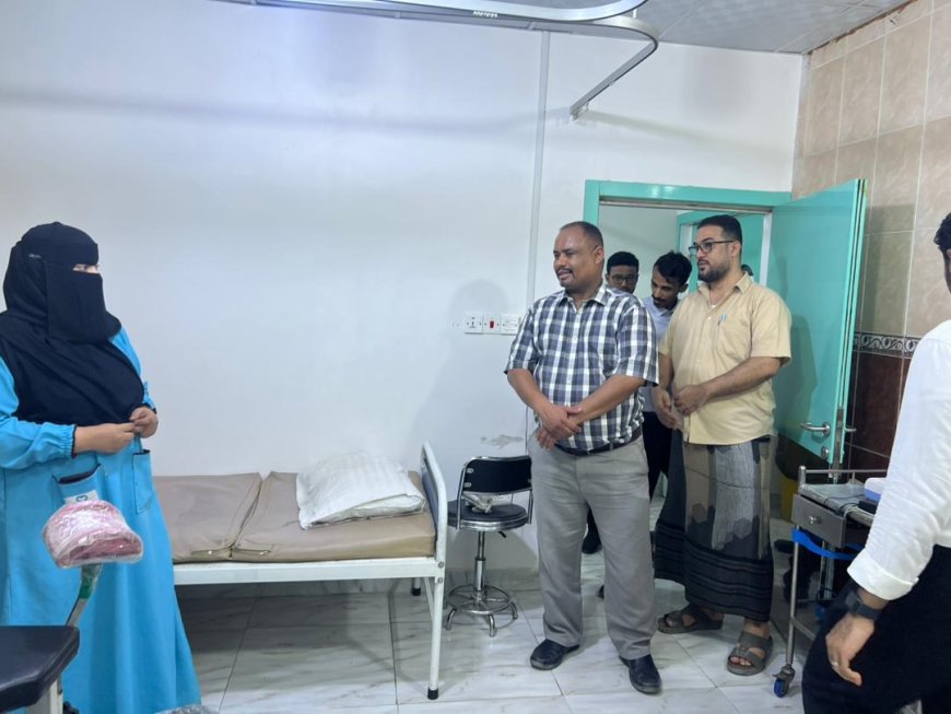مدير عام مكتب الصحة بحضرموت مستوصف مكة نموذج في تقديم الخدمات الصحية لشرق المكلا وحضرموت