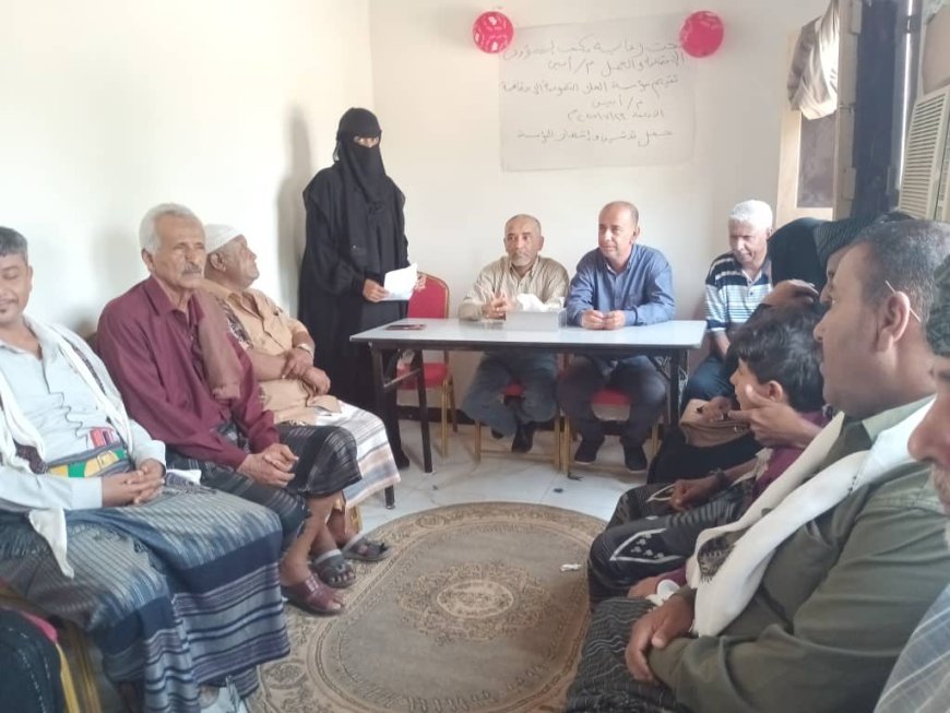 مؤسسة العلا التنموية الإجتماعية بابين تقيم فعالية تدشين وإشهار للمؤسسة بمنطقة حصن شداد بزنجبار
