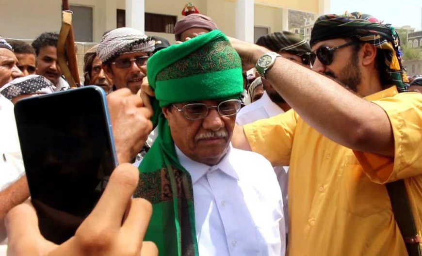 تنصيب الشيخ سليم الرهوي شيخاً لقبيلة الرهوي بمنطقة رخمة بيافع كلد
