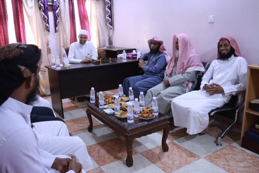 مؤسسة وادي دوعن للتنمية تستضيف طلاب الشيخ محمد بن صالح العثيمين القادمين من المملكة العربية السعودية