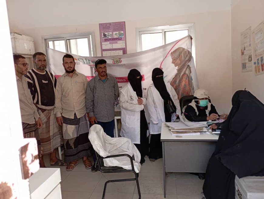 تدشين الحملة الوطنية لتعزيز صحة الأم والوليد بمديرية سرار يافع