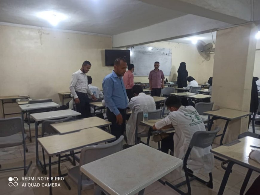 جامعة خليج عدن الدولية تدشن امتحانات الفصل الدراسي الثاني للعام الجامعي 2024–2025