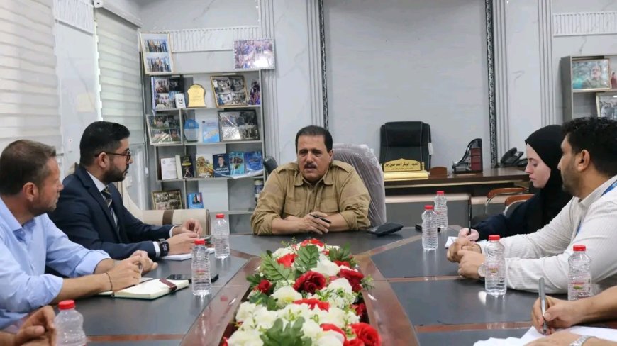 العميد جبر يناقش اوضاع المهاجرين الأفارقة مع منظمة الهجرة الدولية
