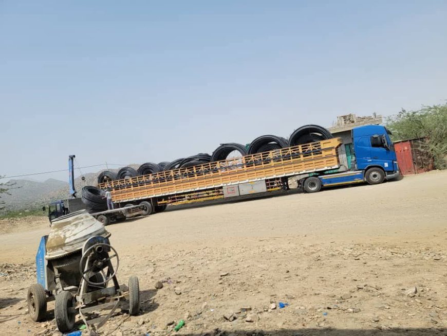 لحج.. الصليب الأحمر يوصل شحنة جديدة من إمدادات المياه إلى طور الباحة