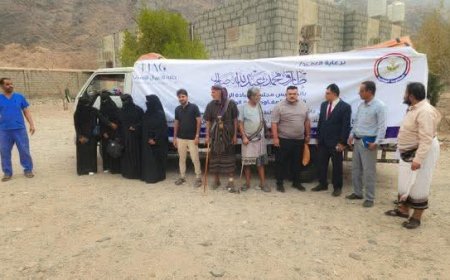 بدعم وتوجيهات نائب رئيس مجلس القيادة الرئاسي.. تدشين مشروع دعم مستشفى الساحة بمديرية نعمان في البيضاء.