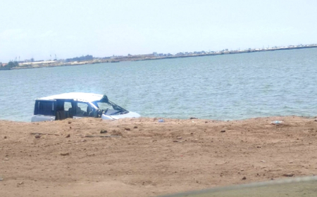 حادث مروري مروع في "خط الجسر" في عدن