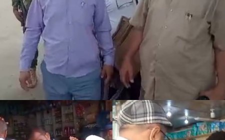 مدير مكتب الصناعة والتجارة بمديرية دار سعد العيسائي ينفذ حملة رقابة وتفتيش على المحال التجارية