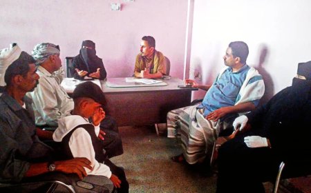 انتقالي لحج يناقش الترتيبات النهائية لانطلاق المخيم الصيفي التعليمي الأول لطلاب الحوطة