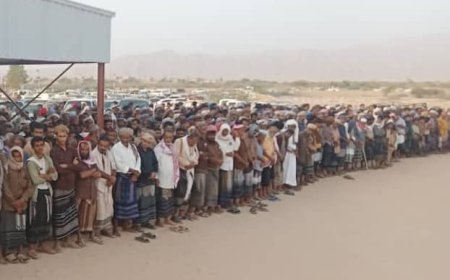 شبوة تشيع جثمان نجل عاقل قبائل حمير ومرجعيتها في موكب جنائزي مهيب إلى مثواه الأخير