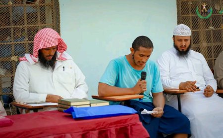 إصلاحية عدن المركزية تختتم دورة علمية لتحفيظ القرآن الكريم لـ(93) من النزلاء والنزيلات والعسكريات