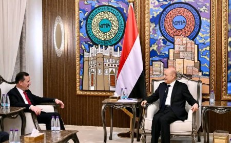 رئيس مجلس القيادة يستقبل السفير التركي ويبحث تعزيز العلاقات الثنائية