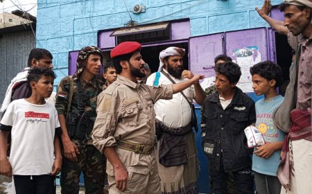 الحزام الأمني بيافع سرار ينفذ حملة رقابية لمراقبة الأسعار وضبط المخالفين