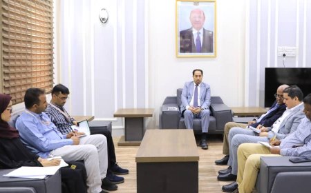 الوزير البكري يناقش مع منظمة "هلب كود" ما تم إنجازه في اتفاقية الشراكة