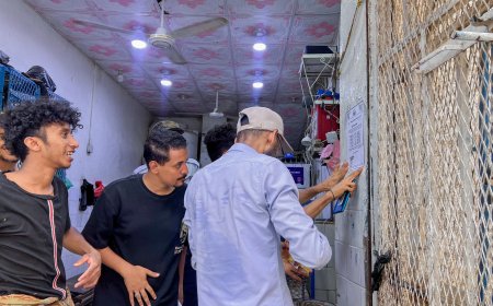 تنفيذ حملة لضبط أسعار الدواجن في مديرية صيرة بعدن