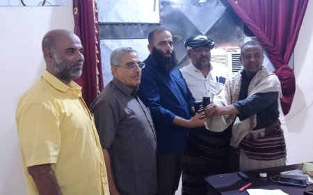 الشرمي يتسلّم مهامه رسميًا مديرًا عامًا لفرع هيئة الأراضي بأبين