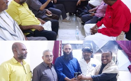 تنفيذ عملية الاستلام والتسليم في فرع هيئة الأراضي بأبين بين الشرمي وعكف