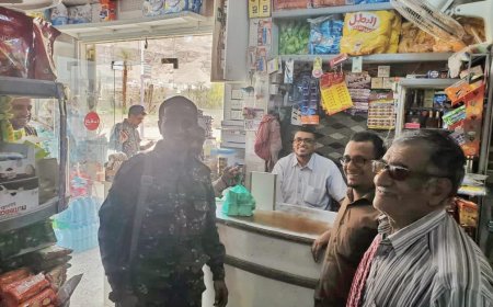 مكتب الصناعة والتجارة بشبام يواصل حملاته لمراقبة الاسعار وضبط المخالفين بالمديرية