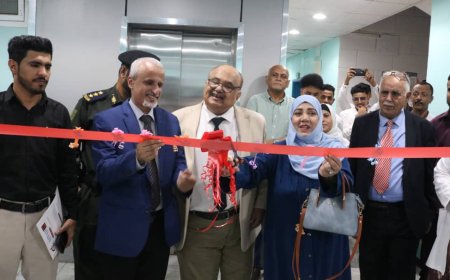 الوكيل الشبحي ومدير المنصورة الداودي يدشنان  برنامج شيك على نفسك في المستشفى العربي