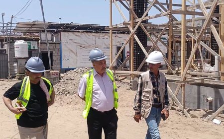 مدير صحة عدن يشيد بجهود منظمة اليونبس في إنجاز المرحلة الثالثة لمشروع بناء مبنى الرعاية الصحية
