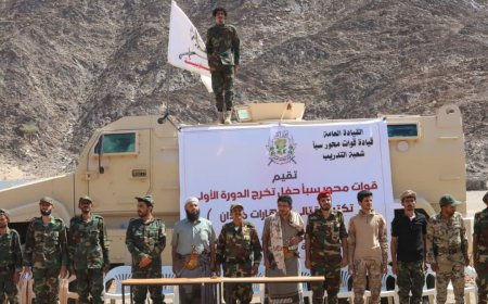 قوات محور سبأ تختتم الدورة الأولى "تكتيك قتالي ومهارات ميدان"
