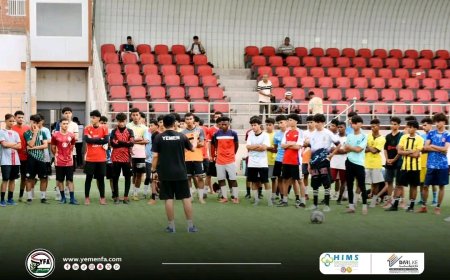 الجهاز الفني لمنتخب الناشئين يقر (43) لاعباً للقائمة الأولية