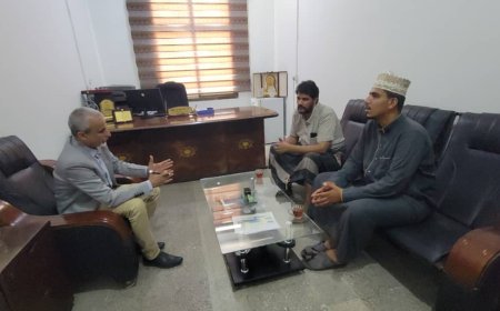 الوكيل الشبحي يلتقي بمؤسسة الإفادة الطبية ويطلع على أعمالهم في بلادنا