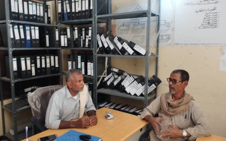 انتقالي خنفر يتفقد مكتب الشؤون الاجتماعية والعمل بالمديرية