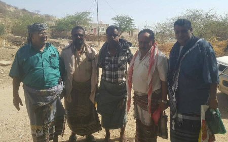 شخصيات قيادية واجتماعية من لودر تقدم واجب العزاء لأسرة (آل زغلي) في استشهاد ولدهم العقيد جلال محمد الزغلي