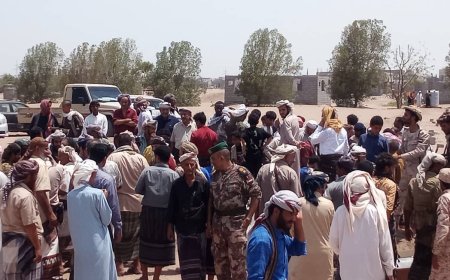 في موكب جنائزي مهيب.. لحج تودّع النقيب ناصر القاضي إلى مثواه الأخير