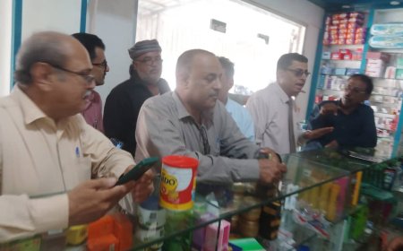 مكتبي الصحة والصناعة بلحج ومدير عام تبن ينفذون حملة تفتيش لضبط أسعار الأدوية