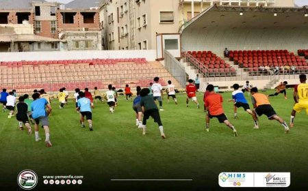 منتخب الناشئين يستهل مبارياته التجريبية في المعسكر الداخلي بمواجهة التلال