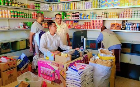 لجنة الرقابة على أسعار المواد الأساسية تواصل جولاتها الميدانية بمحلات الجملة والتجزئة في تريم