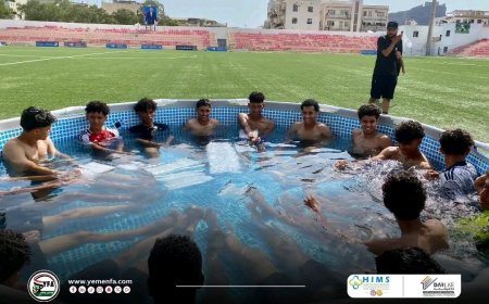 حصة استشفائية لمنتخب الناشئين عقب البروفة الأولى أمام التلال