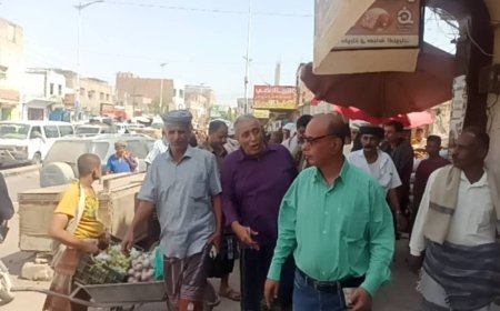 السلطة المحلية بزنجبار ومكتب الزراعة بأبين ينفذان حملة لضبط أسعار الخضروات والدجاج واللحوم