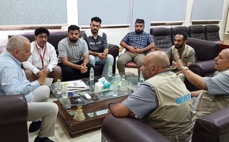 البيشي يناقش آلية تنفيذ مشروع البنية التحتية لمبنى الرعاية الصحية ومخازن اللقاحات المركزية في عدن
