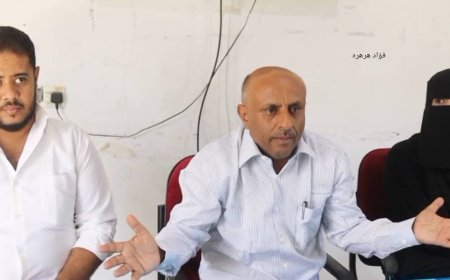 منظمة البحث عن أرضية مشتركة تنظم ورشة عمل حول النزاعات ذات الأولوية في مديرية الحصين بالضالع