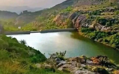 تعز.. أهالي ذبحان يحذرون من كارثة بسبب تدهور حاجز العدوف.